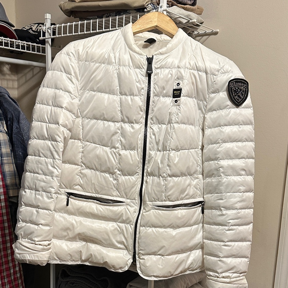 Blauer White Quilted women’s lightweight puffer down-filled Jacket
